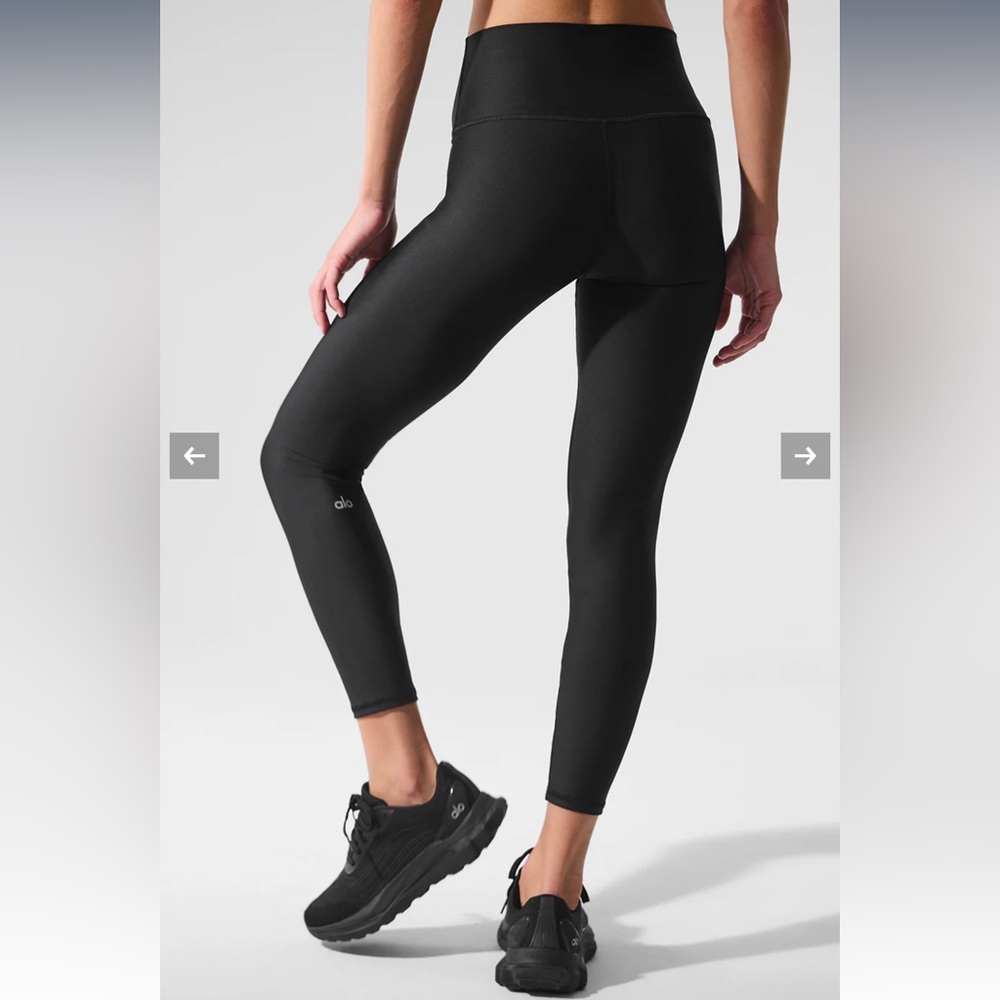 ALO Yoga Black 7/8 High-Waist Airlift Legging